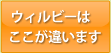 ウィルビーはここが違います